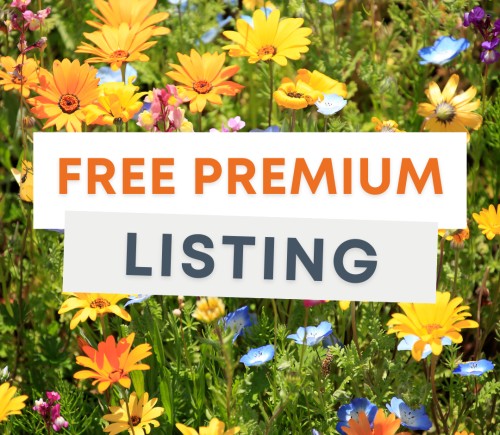 We offer a free premium listing for those who sign up with us before 30th April 2024.